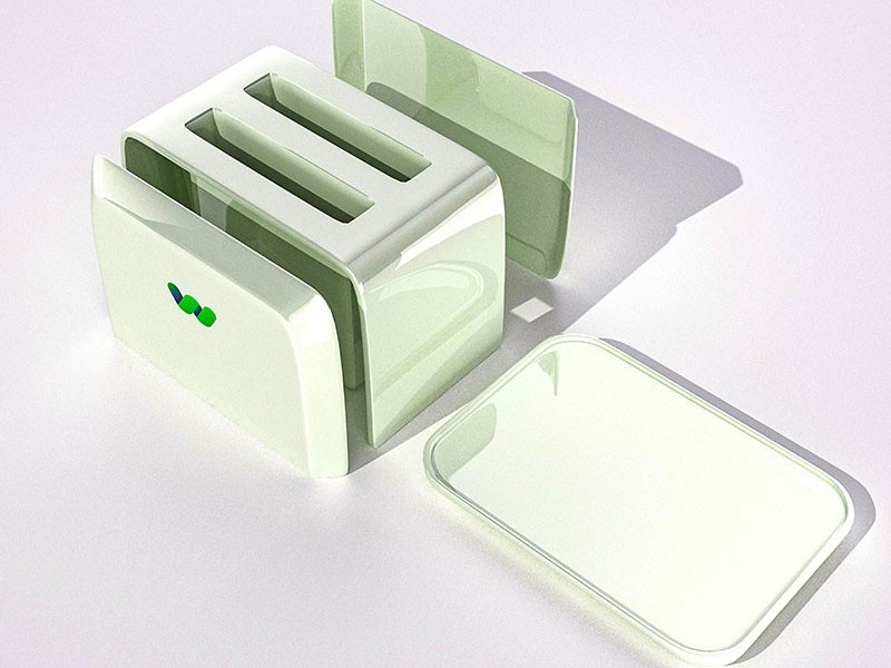 烤面包機外殼注塑成型 烤面包機外殼注塑成型